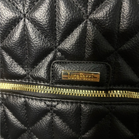 Luca Ferri Black Quilted Backpack - Picture 2 of 3